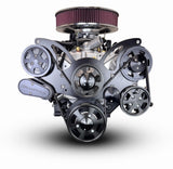GM Small Block Compatible 383 c.i. Engine - 436 Horsepower - Deluxe Dressed - Black Pulley Kit - BluePrint Engines Calibrated ECU