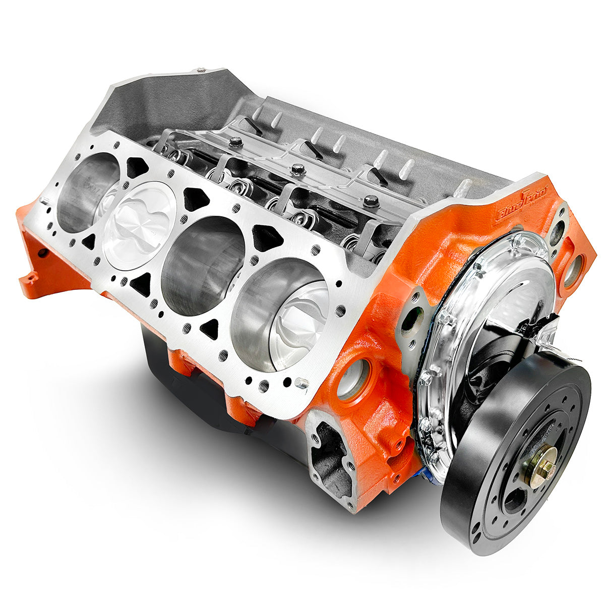 GM Small Block Compatible 383 c.i. Engine - 432 Horsepower - Power Adder - Short Block Plus