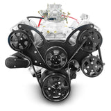 GM Big Block Compatible 454 c.i. Engine - 460 Horsepower - Deluxe Dressed - Black Pulley Kit - Carbureted