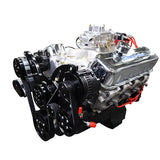 GM Big Block Compatible 496 c.i. Engine - 600 Horsepower - Deluxe Dressed - Black Pulley Kit - Carbureted