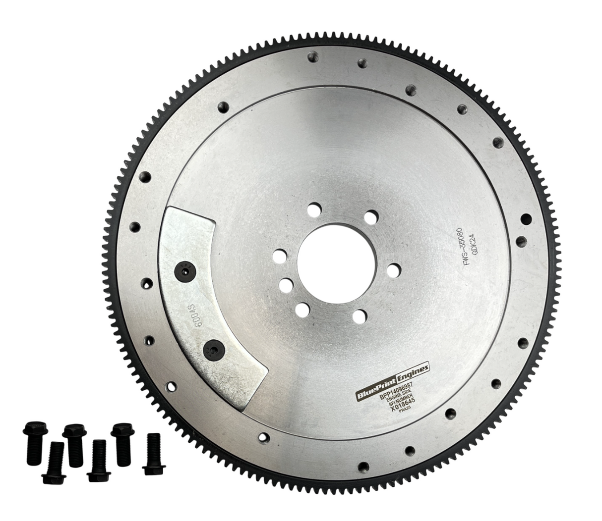 168-Tooth Steel SFI 14" Flywheel - 1-Piece Rear Main Seal - External Balance 42.5oz Imbalance - GM Compatible