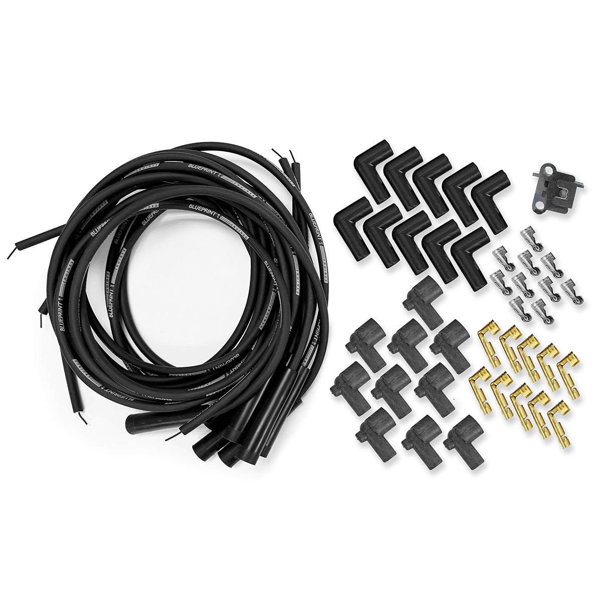 8mm Spark Plug Wire Set - 180° Boots - Chrysler and Ford SB Compatible