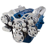 Ford 302 c.i. and 351 Windsor SB Compatible Front Accessory Drive - Full Serpentine with Alternator | Power Steering | Water Pump | Brackets and Bolts