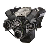 GM BB Standard Deck Compatible Front Accessory Drive - Dual-Belt Quick Serpentine with Alternator | Power Steering | Water Pump | Brackets and Bolts