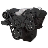 GM BB Standard and Tall Deck Compatible Front Accessory Drive - Full Serpentine with Alternator | AC | Power Steering | Water Pump | Brackets and Bolts