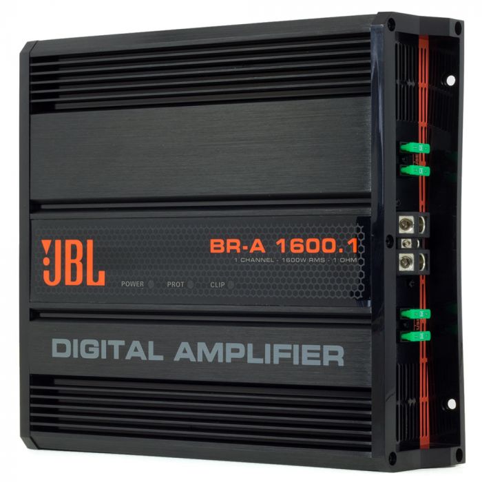JBL BR-A 1600.1 Channel 1600 Watts RMS 1 Ohm Car Amplifier JBL