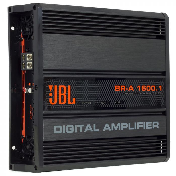 JBL BR-A 1600.1 Channel 1600 Watts RMS 2 Ohm Car Amplifier JBL