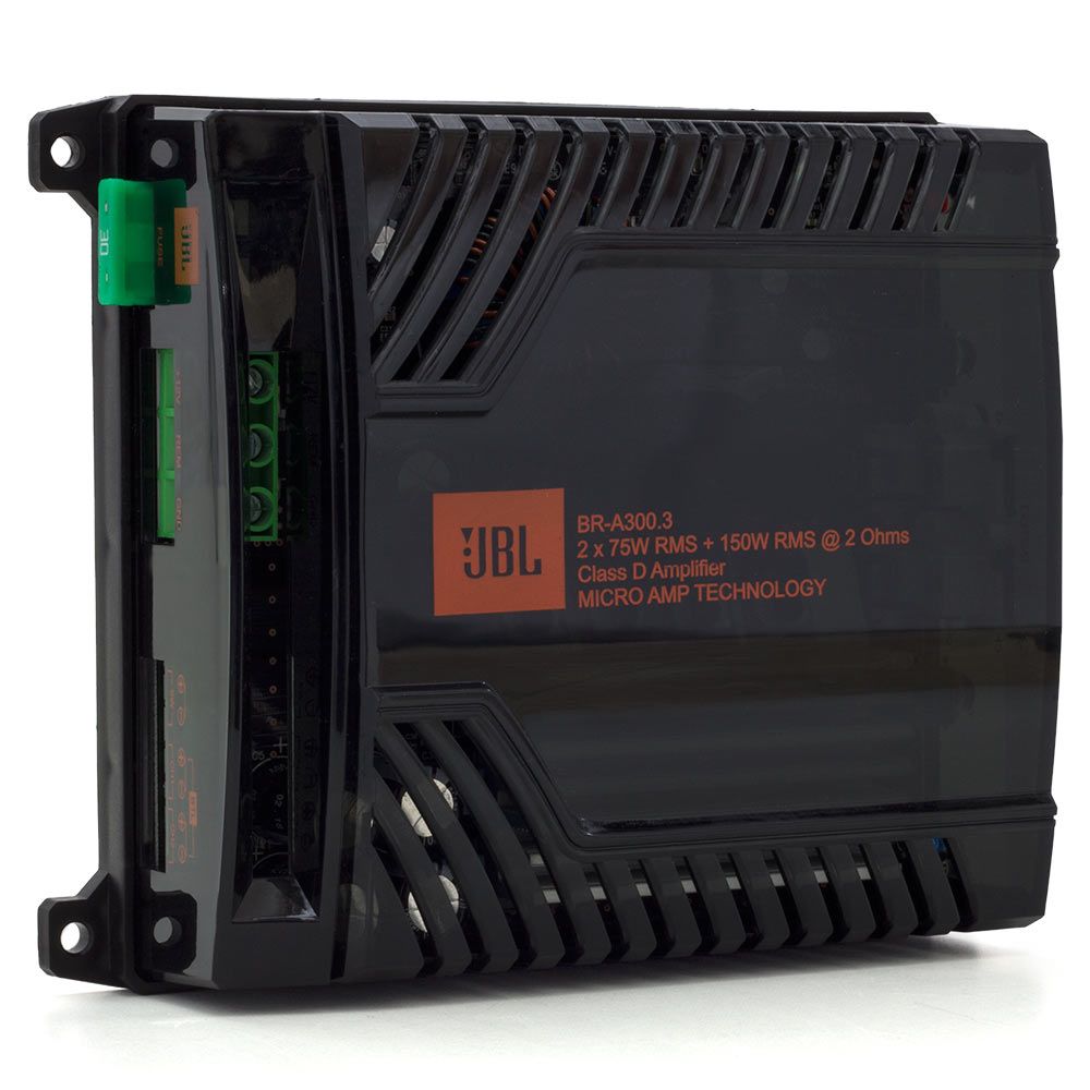JBL BR-A 300.3 Channel 300 Watts RMS Car Amplifier JBL