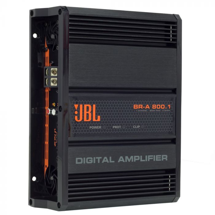 JBL BR-A 800.1 1 Channel - 800 Watts RMS - 2 Ohm Car Amplifier JBL