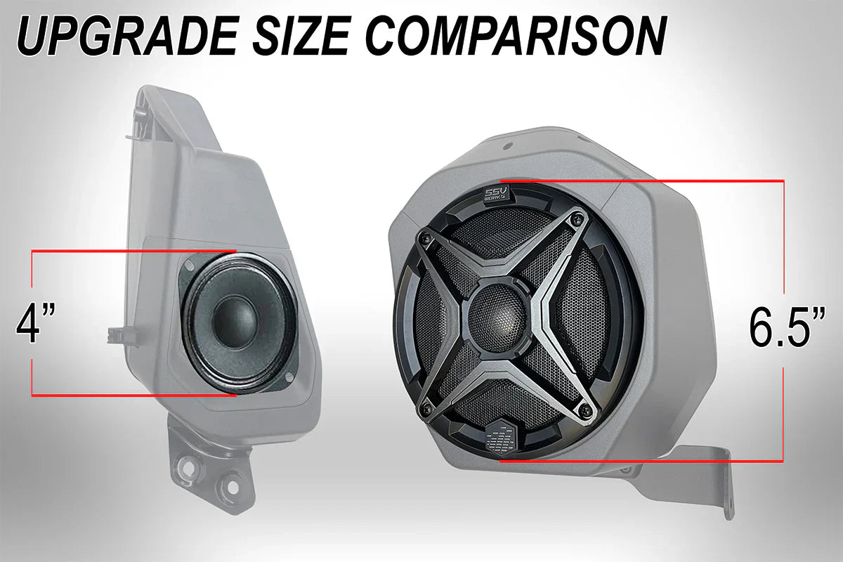 SSV Works Rear Speaker Pod 6.5in Upgrade 2DR/ 4DR I 21'- Current Ford Bronco