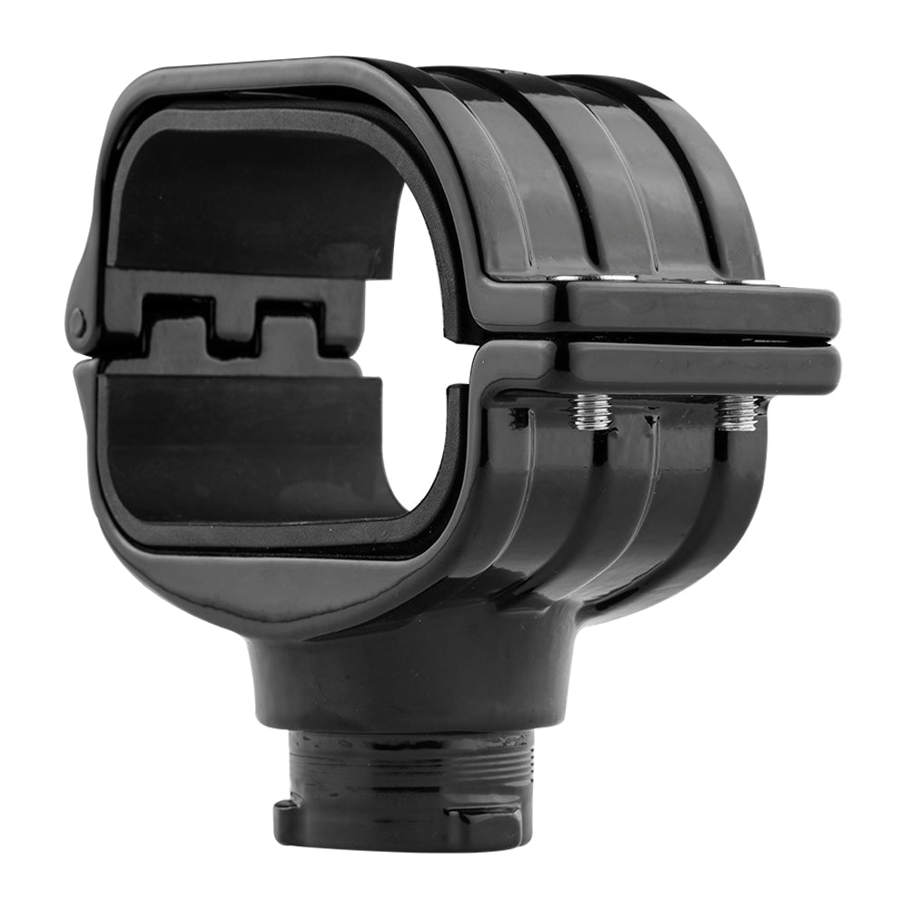 Bronco 6th Gen Roll Bar Audio Bundle – 8" Marine Tower Speakers with RGB LED Lights, OEM Roll Bar Mounting Clamps & Amplifier