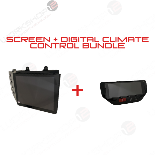 Maserati GranTurismo 2007-2017 Workshop 12 Screen + Digital Climate Control (Bundle) Workshop 12