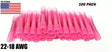 100Pcs Heat Shrink Butt Tube Splice Connector 22-18GA Gauge PINK Wire Terminal AC/DC WIRE AND SUPPLY