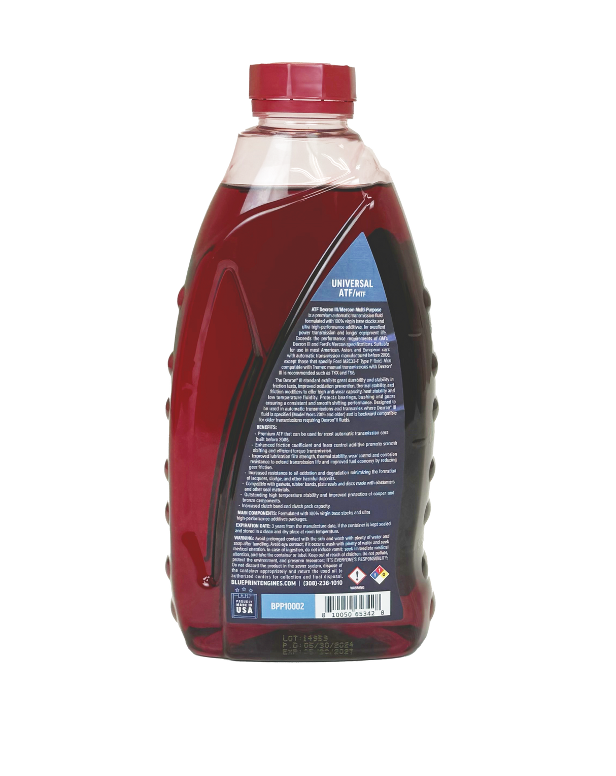 BluePrint Engines TrueBlue Transmission Fluid UNIVERSAL ATF/MTF