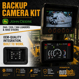 John Deere Loader 244P/324P/344P + Skid Steer Backup Camera Kit