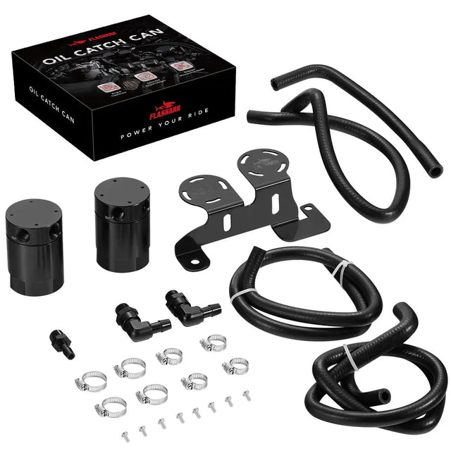 Baffled Oil Catch Can for 2007-2013 Infiniti G37 Flashark