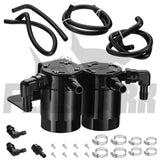 Baffled Oil Catch Can for 2007-2013 Infiniti G37 Flashark