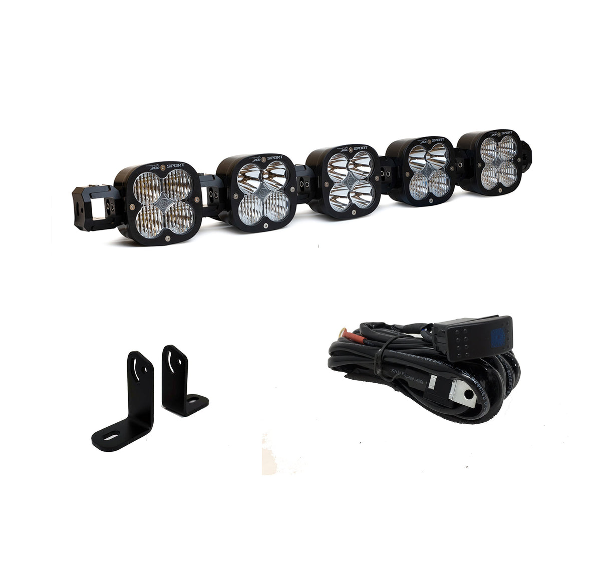 Baja Designs Polaris RZR Turbo S, XL Linkable Roof Bar Kit Baja Designs