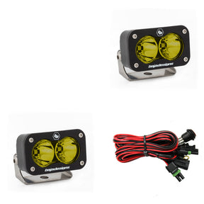 Baja Designs S2 Sport, Pair Spot LED, Amber Baja Designs
