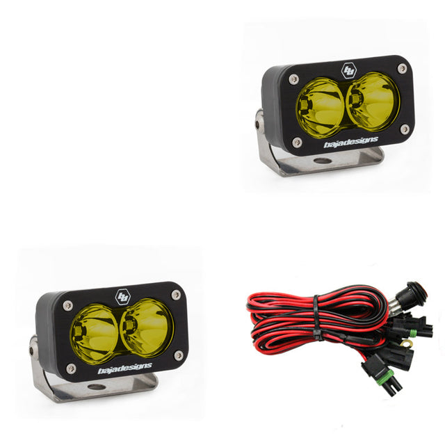 Baja Designs S2 Sport, Pair Spot LED, Amber Baja Designs