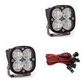 Baja Designs Squadron Pro Black LED Auxiliary Light Pod Pair Baja Designs