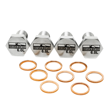 2003-2007 Powerstroke 6.0L Driven Diesel Fuel Bowl Delete Regulated Return Fuel System (DD-60FS-FBD-RRK-V3)
