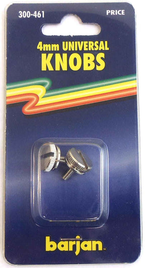 Barjan Universal 4mm Metal Replacement Side Knob Pair 300461 TekShack