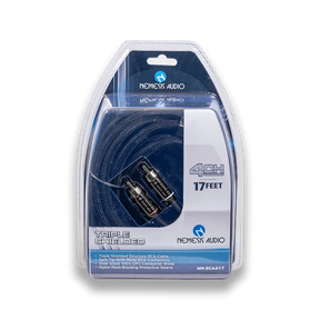 Nemesis Audio NM-RCA417 – 17ft 4CH Triple Shielded RCA Cable Nemesis Audio