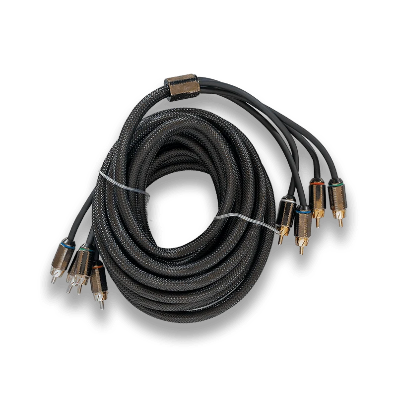 Nemesis Audio NM-RCA417 – 17ft 4CH Triple Shielded RCA Cable Nemesis Audio