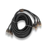 Nemesis Audio NM-RCA417 – 17ft 4CH Triple Shielded RCA Cable Nemesis Audio