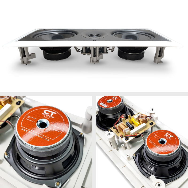 Bio In-Wall 5.25" (Center Console) Home Audio LCR Speaker CT Sounds