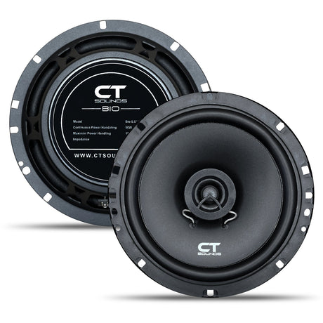 BIO-6-5-COX // 100 Watts RMS 6.5" Coaxial Car Speakers, Pair CT Sounds