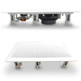 Bio In-Wall 6.5" Home Audio Speaker with Rotatable 25mm Silk Dome Tweeter (1 Speaker) CT Sounds