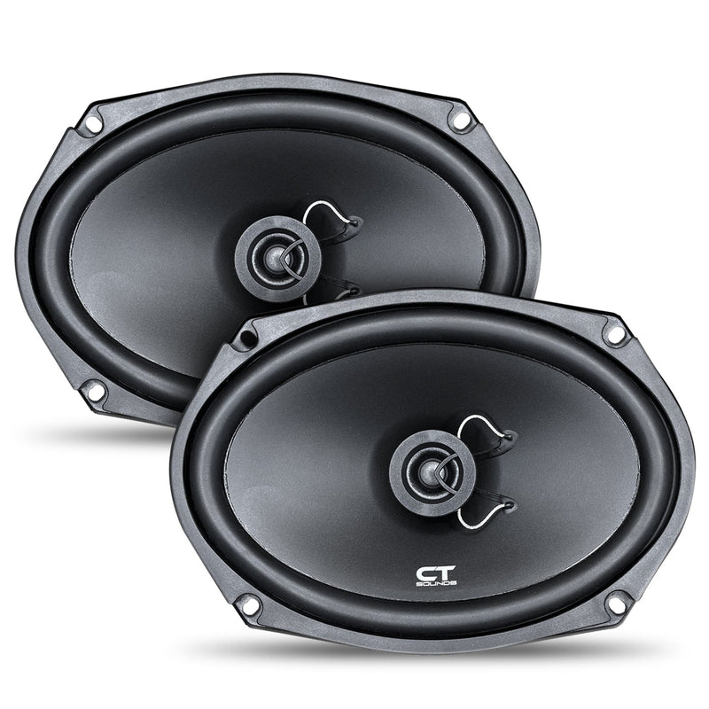 BIO-6X9-COX // 100 Watts RMS 6x9" Coaxial Car Speakers, Pair CT Sounds