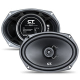 BIO-6X9-COX // 100 Watts RMS 6x9" Coaxial Car Speakers, Pair CT Sounds