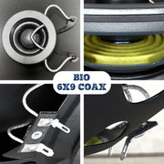 BIO-6X9-COX // 100 Watts RMS 6x9" Coaxial Car Speakers, Pair CT Sounds