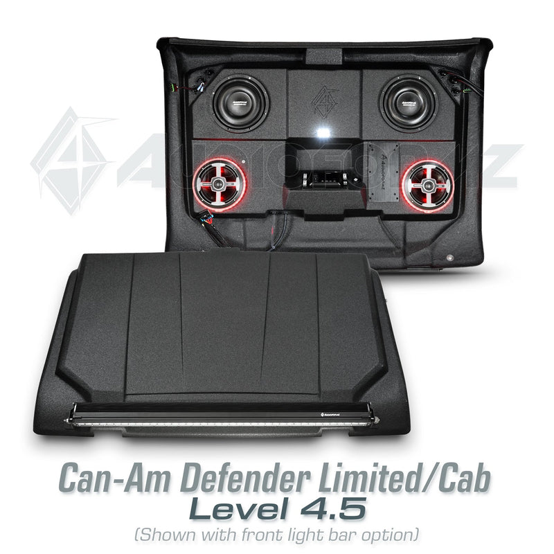 2026+ Can-Am Defender HD11 Limited/Cab Stereo Tops (2-Door)