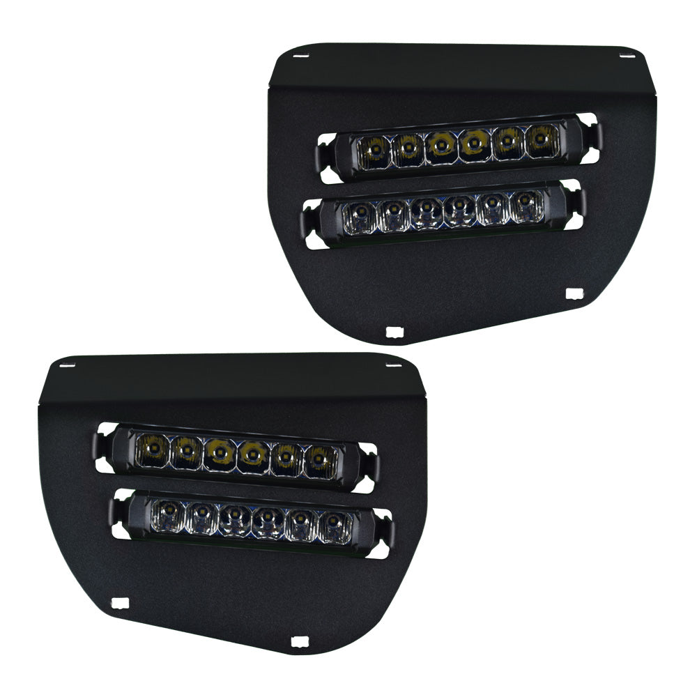 Dual Wide 8" LED Headlights for 2014+ Honda Rancher, Foreman, Rubicon