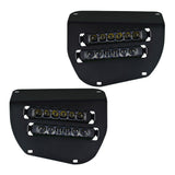 Dual Wide 8" LED Headlights for 2014+ Honda Rancher, Foreman, Rubicon Vessel Powersports