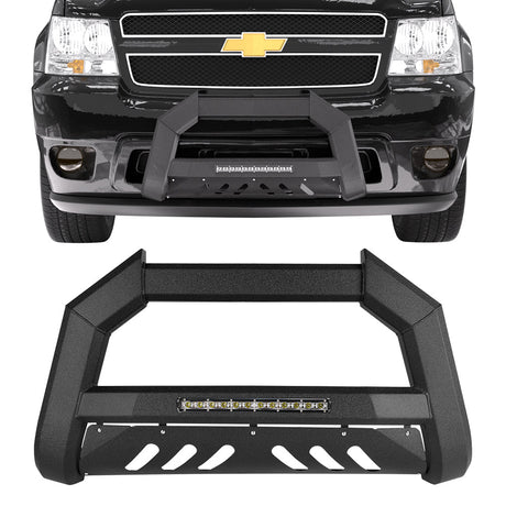 Black Bull Bar LED for 2007-2018 Chevy/GMC 1500 Truck & SUV Flashark