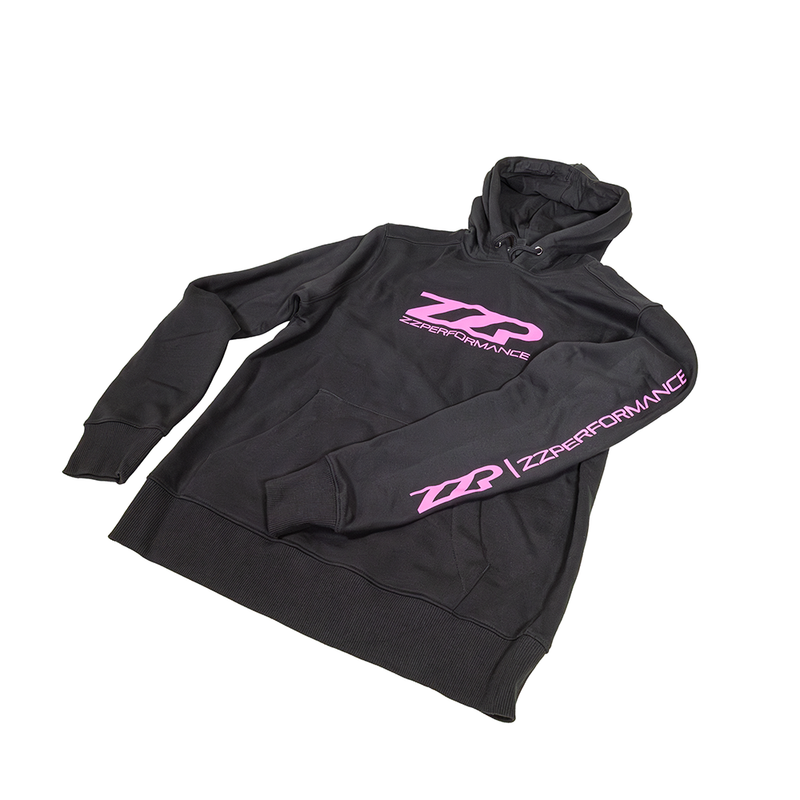ZZP Black Classic Logo Hoodie