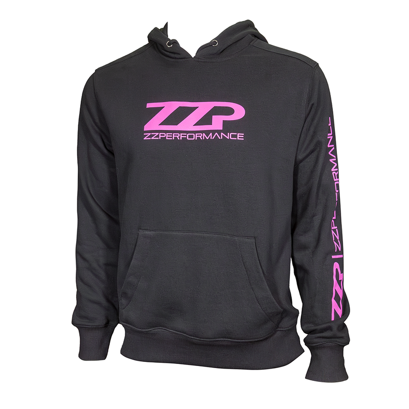 ZZP Black Classic Logo Hoodie