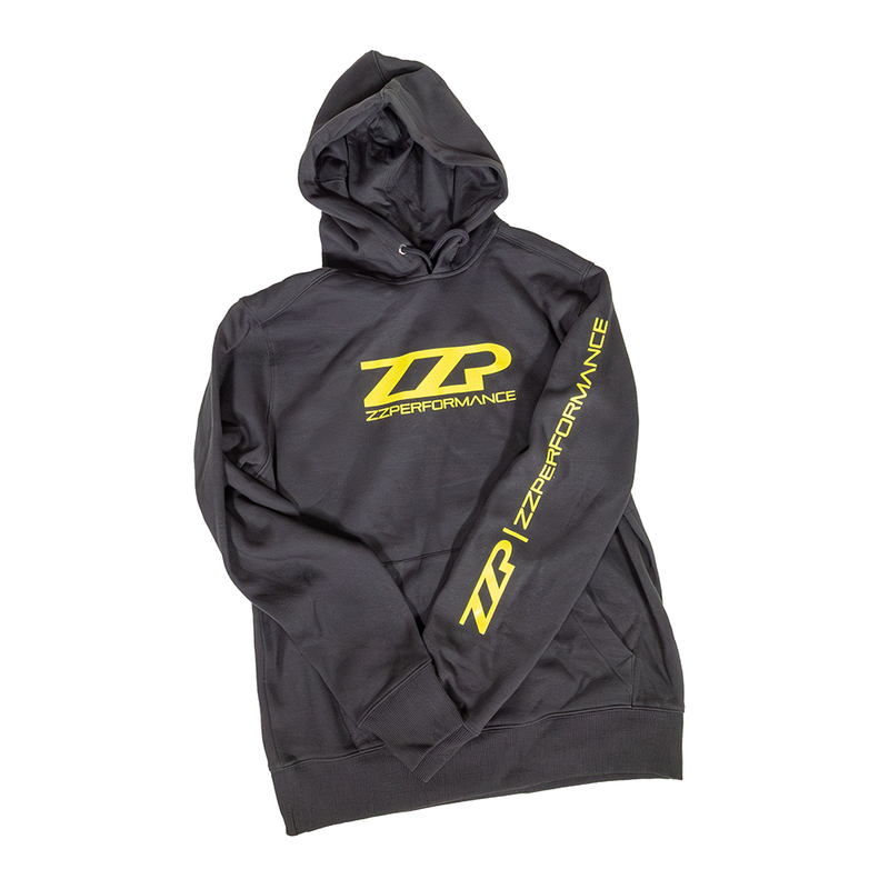 ZZP Black Classic Logo Hoodie