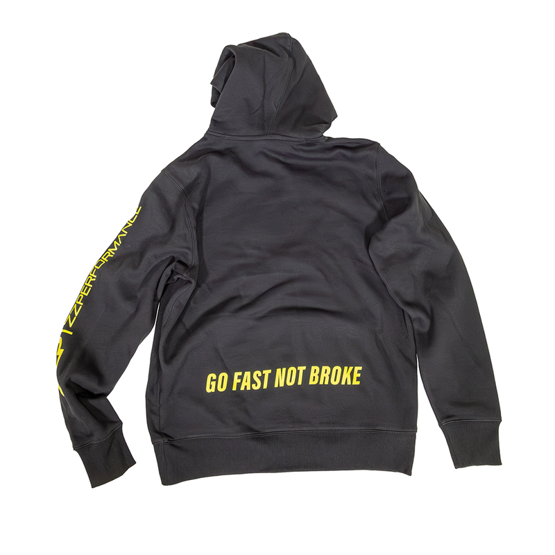 ZZP Black Classic Logo Hoodie