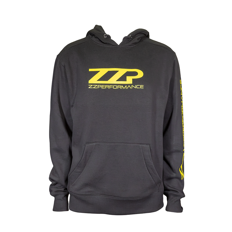 ZZP Black Classic Logo Hoodie