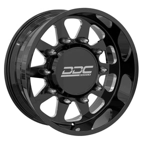 (1987 - 1997) DDC Wheels Black/Milled The Ten - 22" DDC Wheels