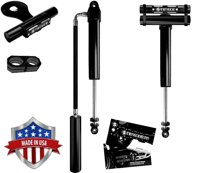 F250 F350 FRONT Reservoir Shock Kit for 2005-2016 Ford Super Duty Stryker Off Road Design