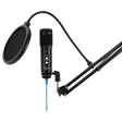 Blackmore Pro Audio USB Condenser Microphone Kit with Pop Filter & Boom Arm TekShack