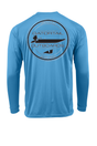 Boat Logo Gatortail Long Sleeve Dri-Fit (Bimini Blue) Gatortail