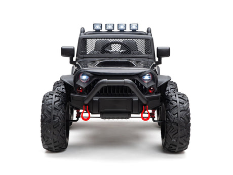 BOOM BOOM The BUFFALO Children's Off-Road Kids Car 24V 4X4 Ride-On Toy with 2 Seats Magic Cars Parental Remote Control - Perfect Present for Little Boys and Girls